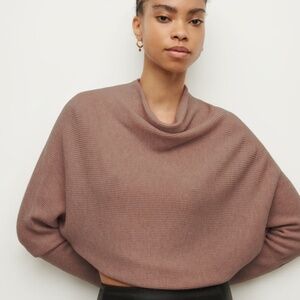 All Saints cropped cashmere blend sweater